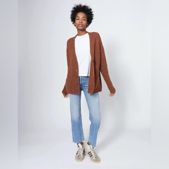 RE/DONE 70s Stove Pipe High Rise Straight Crop Jeans in Light Stone Size 26 - Picture 5 of 13